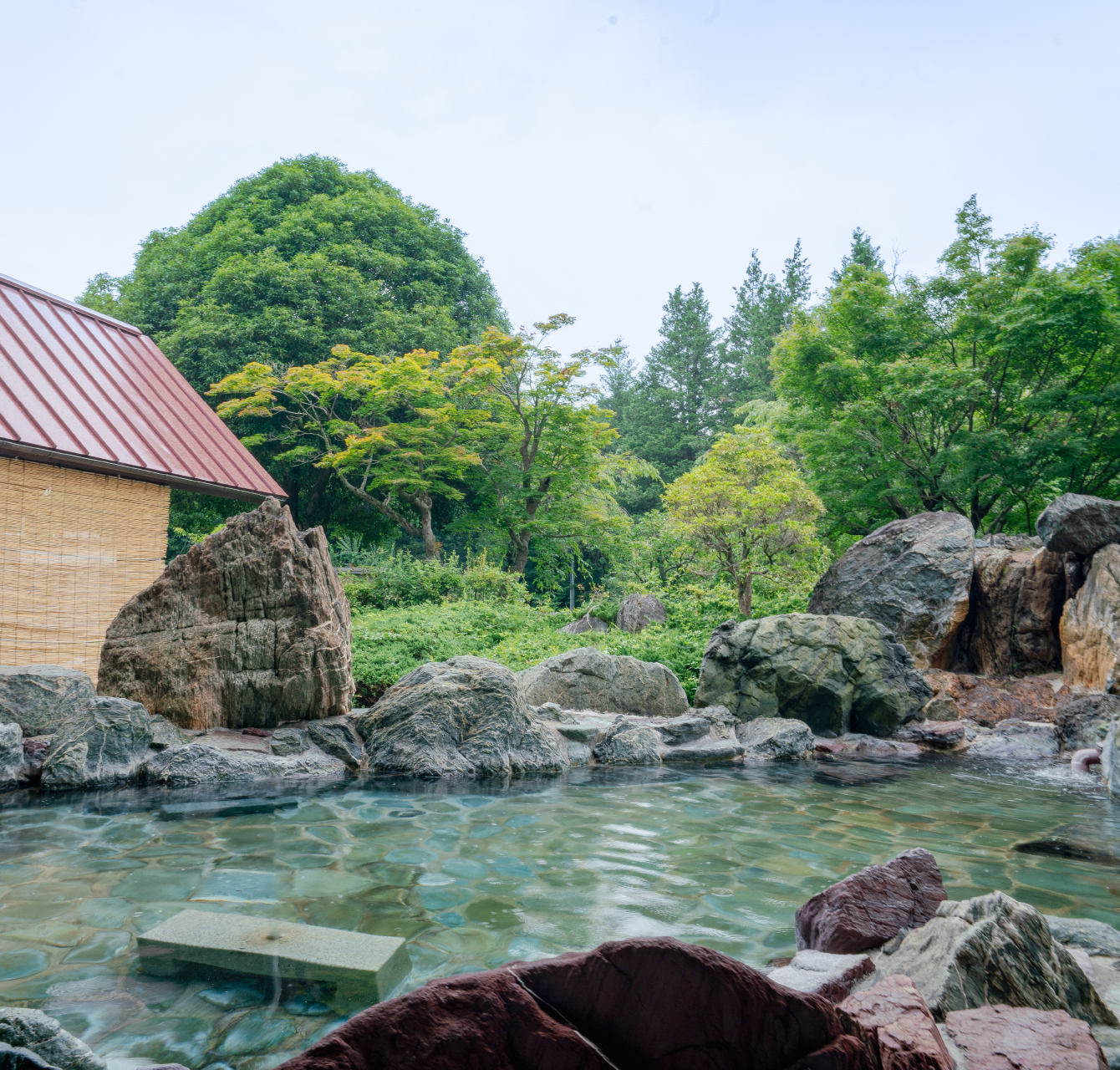 真岡いがしら温泉 いちごの湯 露天風呂