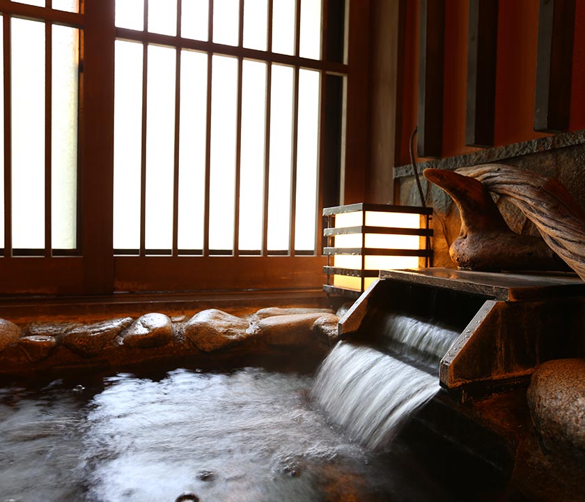 貸切風呂・岩風呂(ドーミー倶楽部軽井沢)