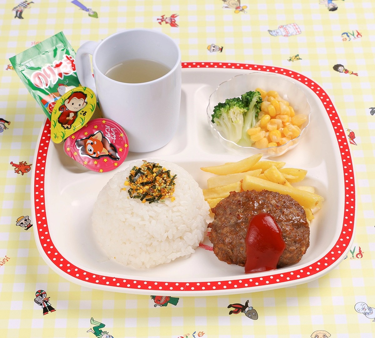 浜名湖パルパル ぱくぱく大食堂の子ども用プレート