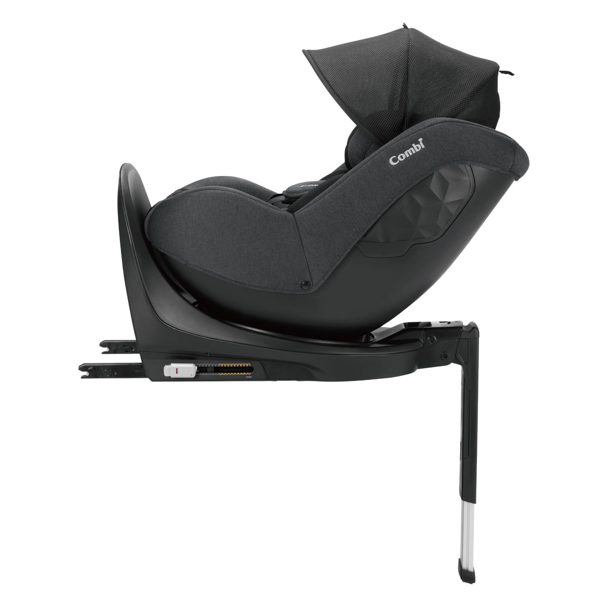 コンビ クルムーヴ R129 エッグショック CAを横から見たところ